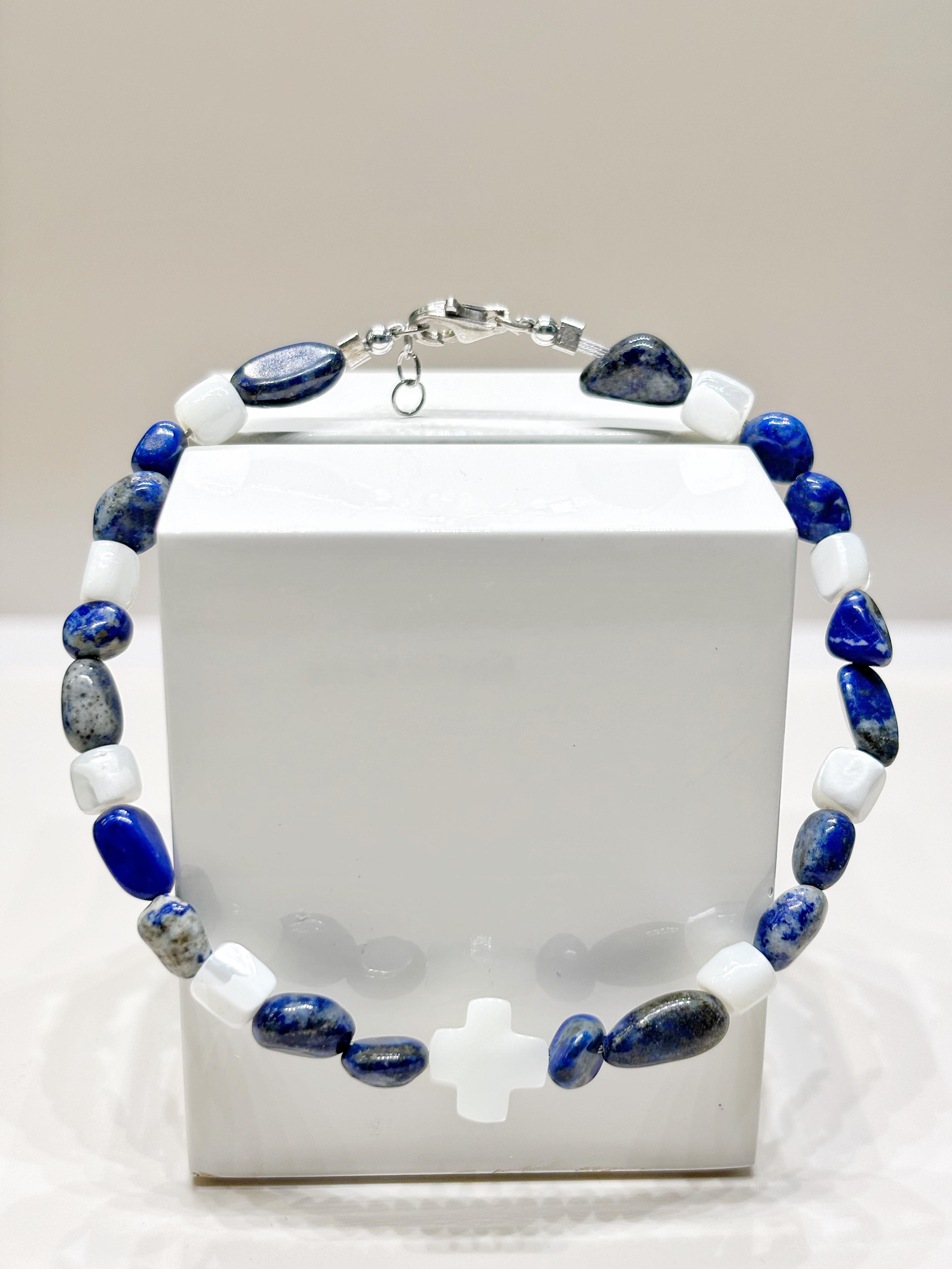 Bracciale Croce Blu