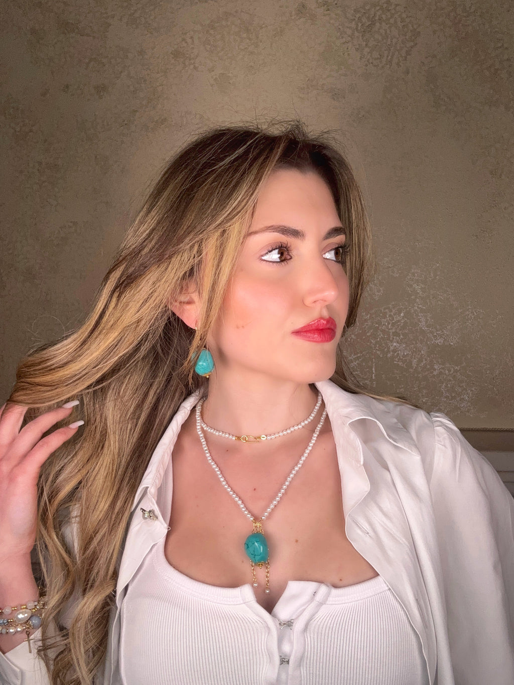 Orecchini Luce Azzurra