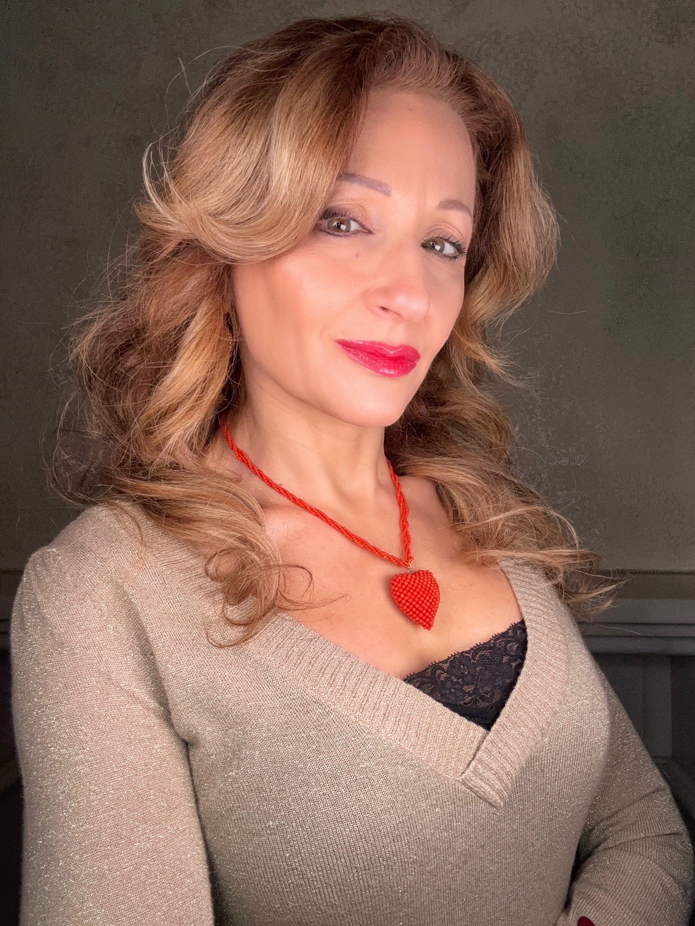 Collana Cuore di Corallo