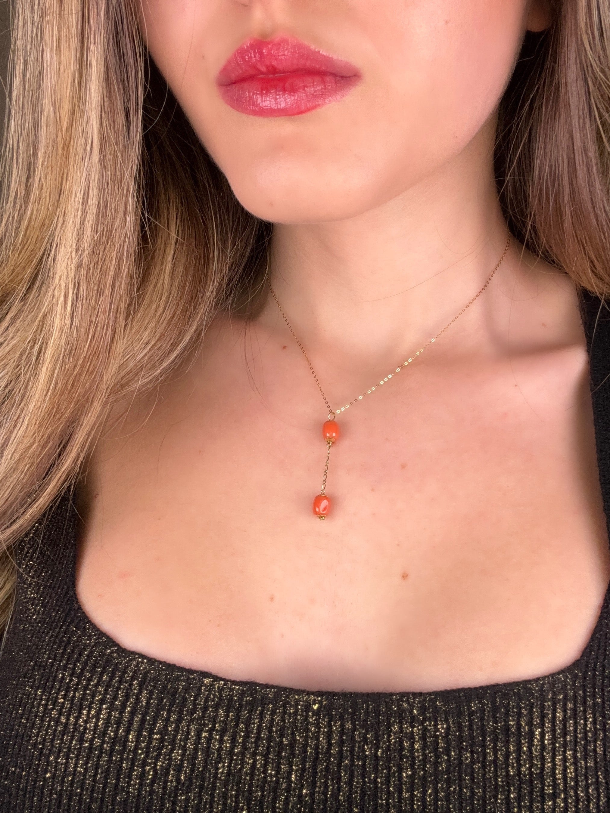 Collana Armonia di Corallo