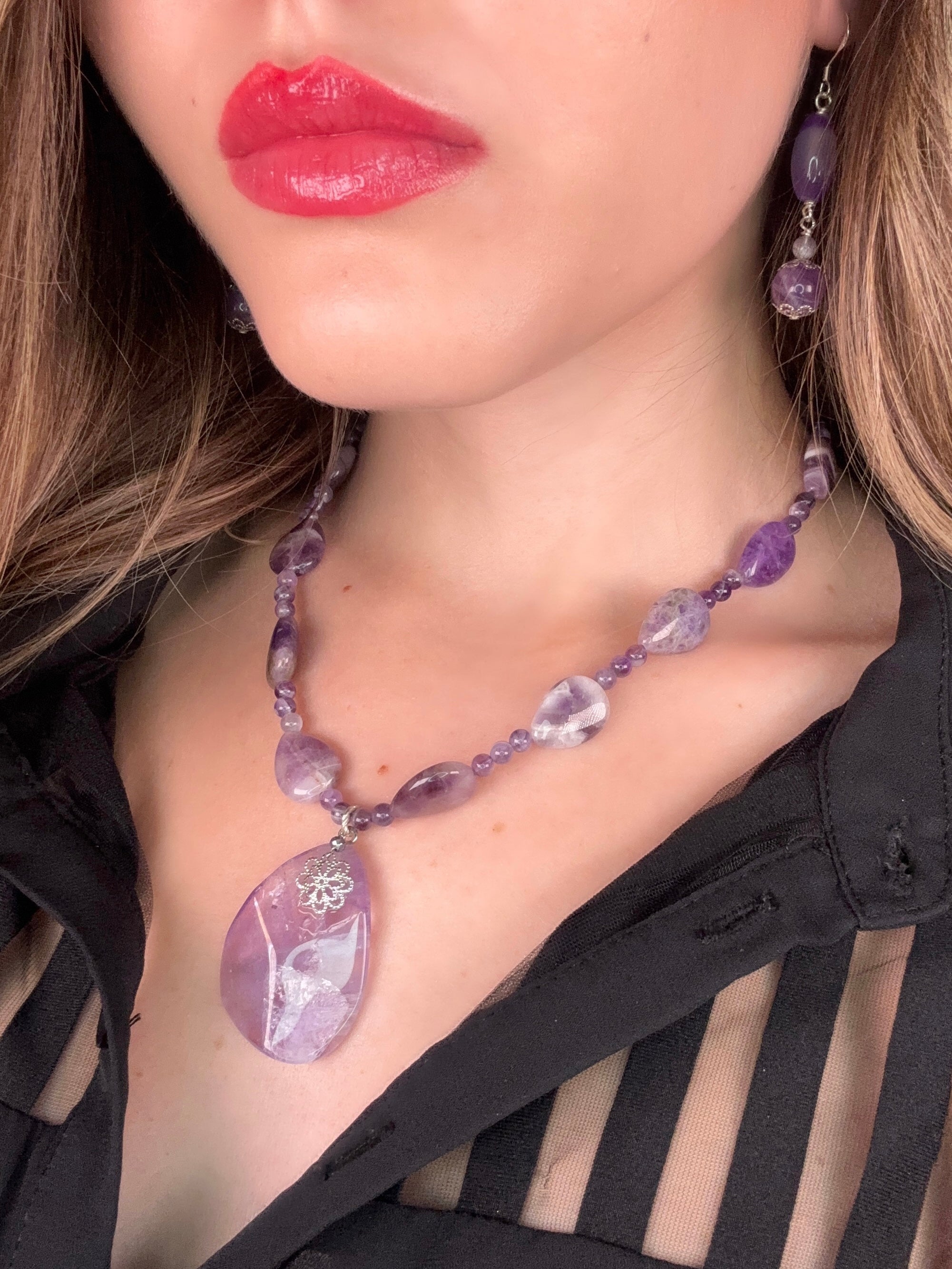 Orecchini Viola Sublime