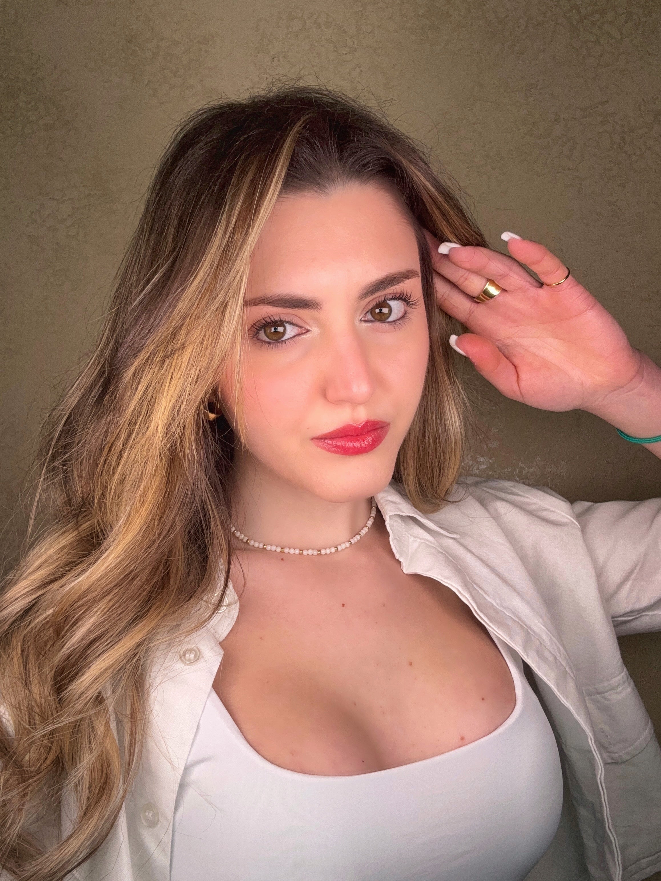 Girocollo Legame Bianco