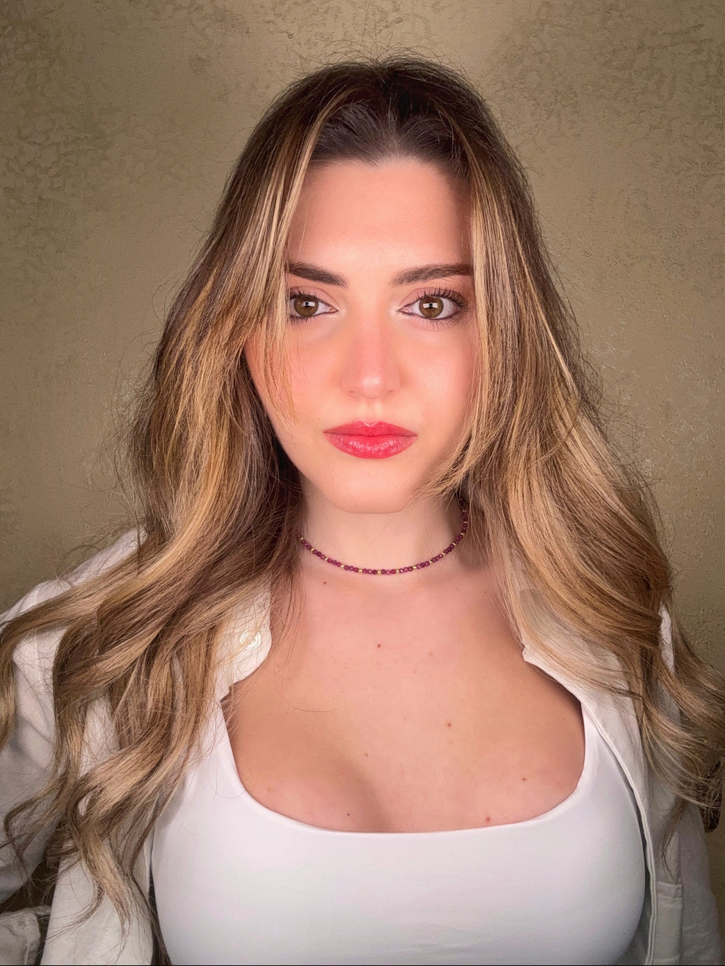 Girocollo Legame Rubino