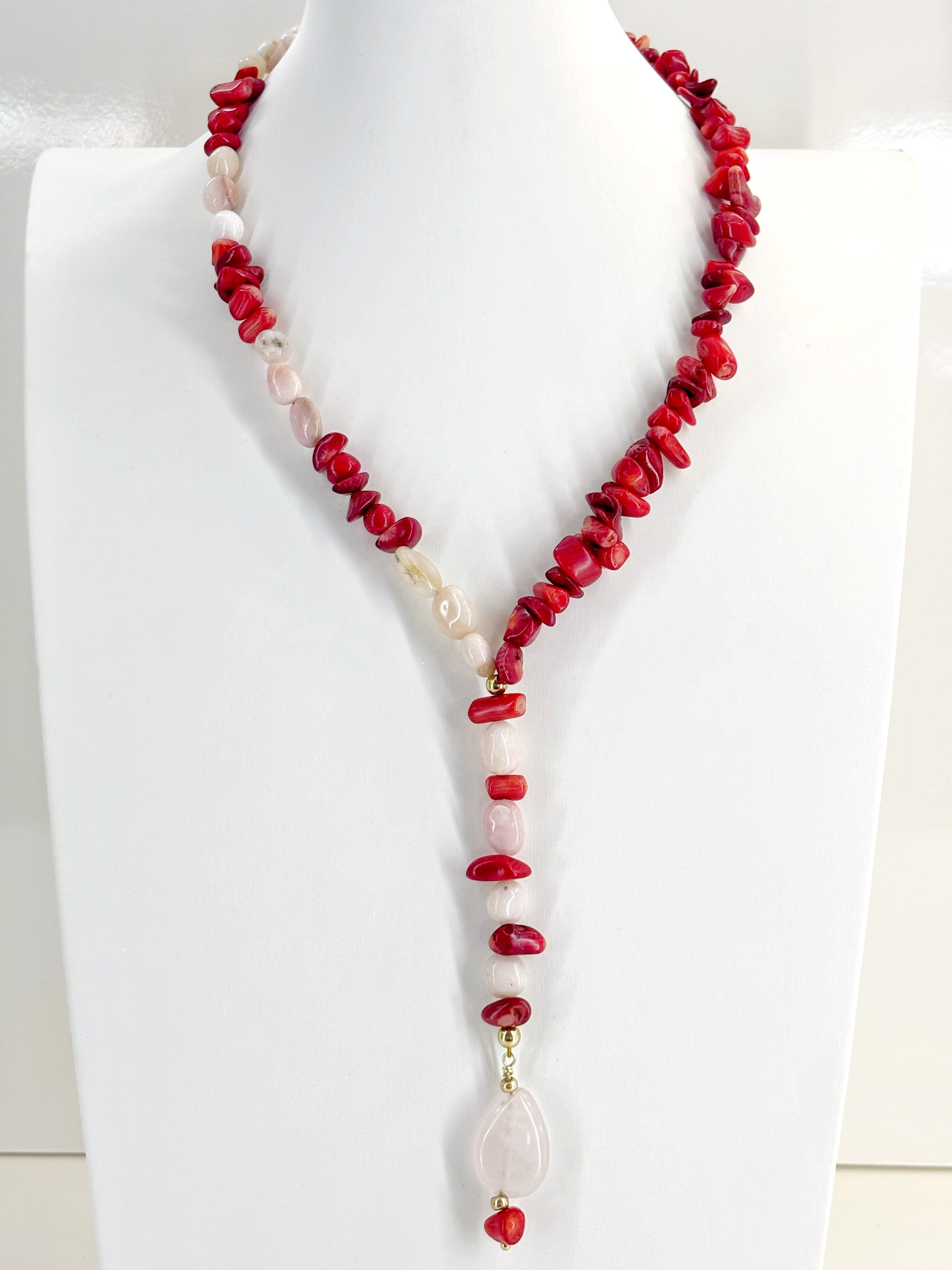 Collana Scia di Corallo
