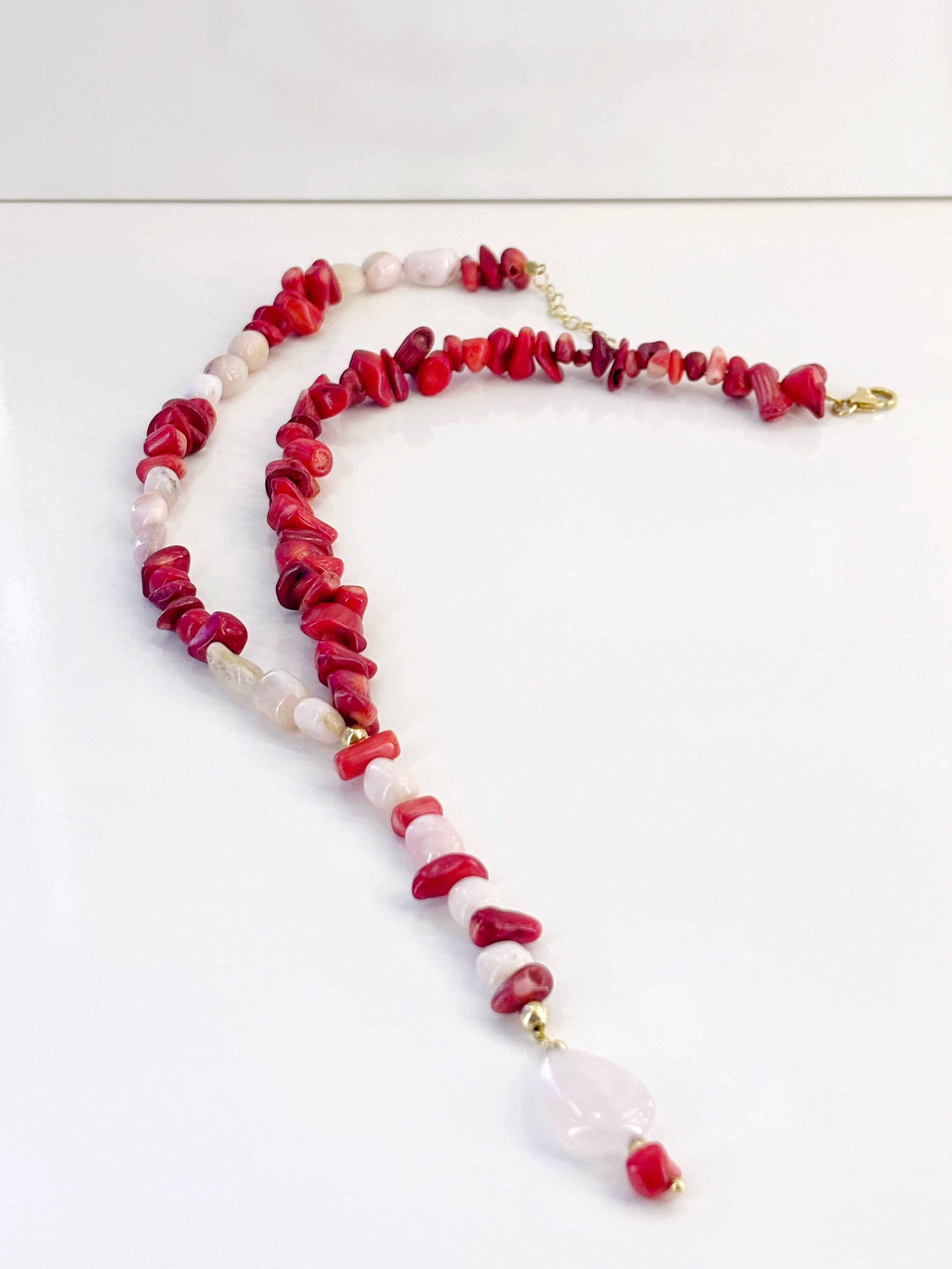 Collana Scia di Corallo