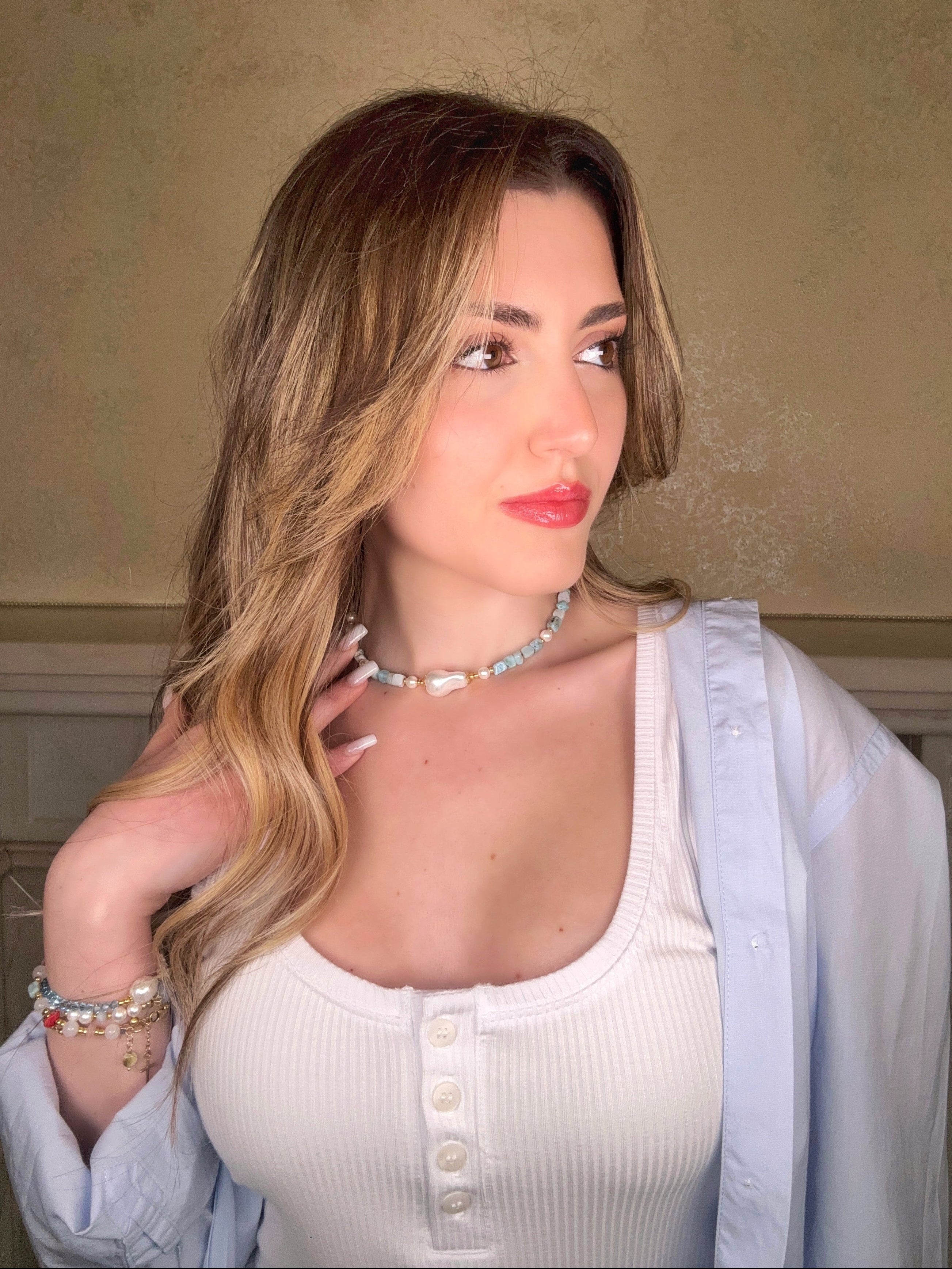Collana Acqua Chiara