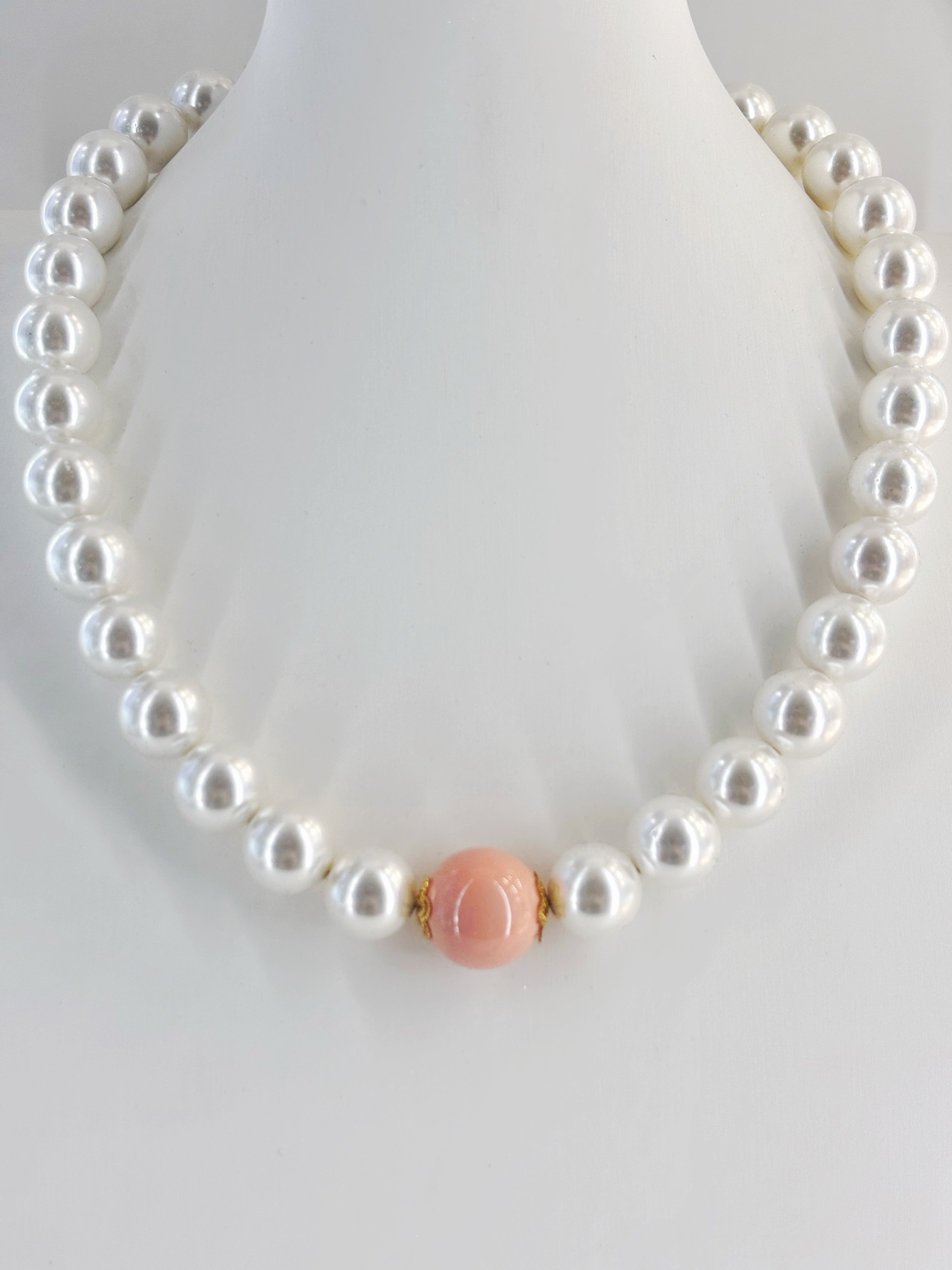 Collana Perla Rosa
