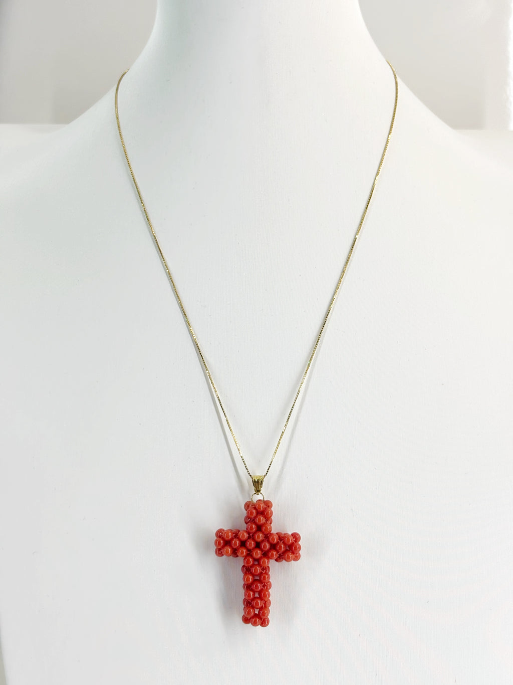 Collana Croce di Corallo