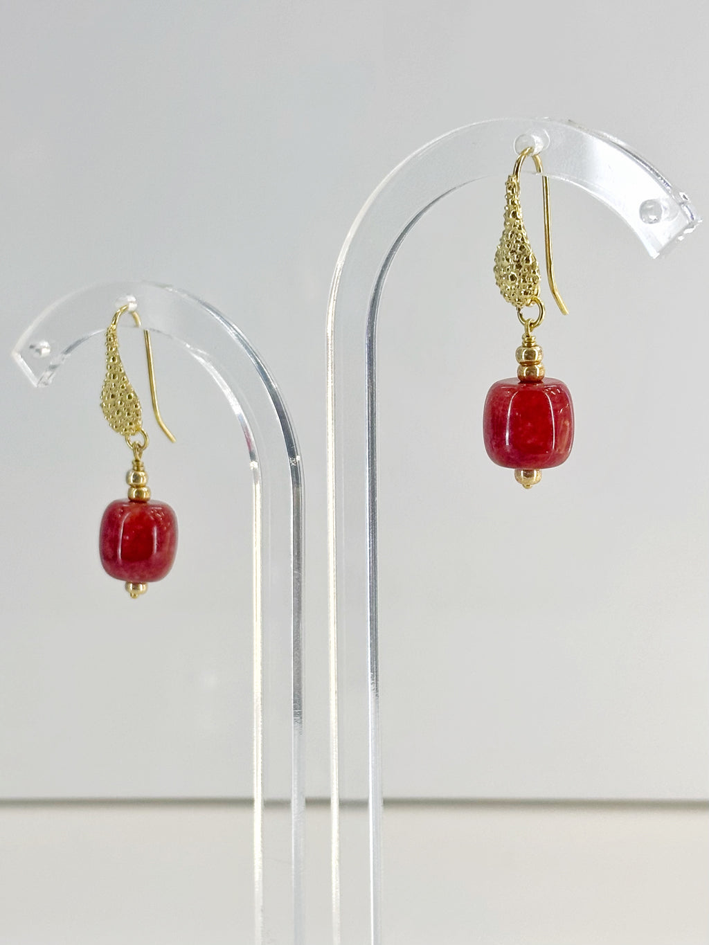 Orecchini Bagliore Rosso