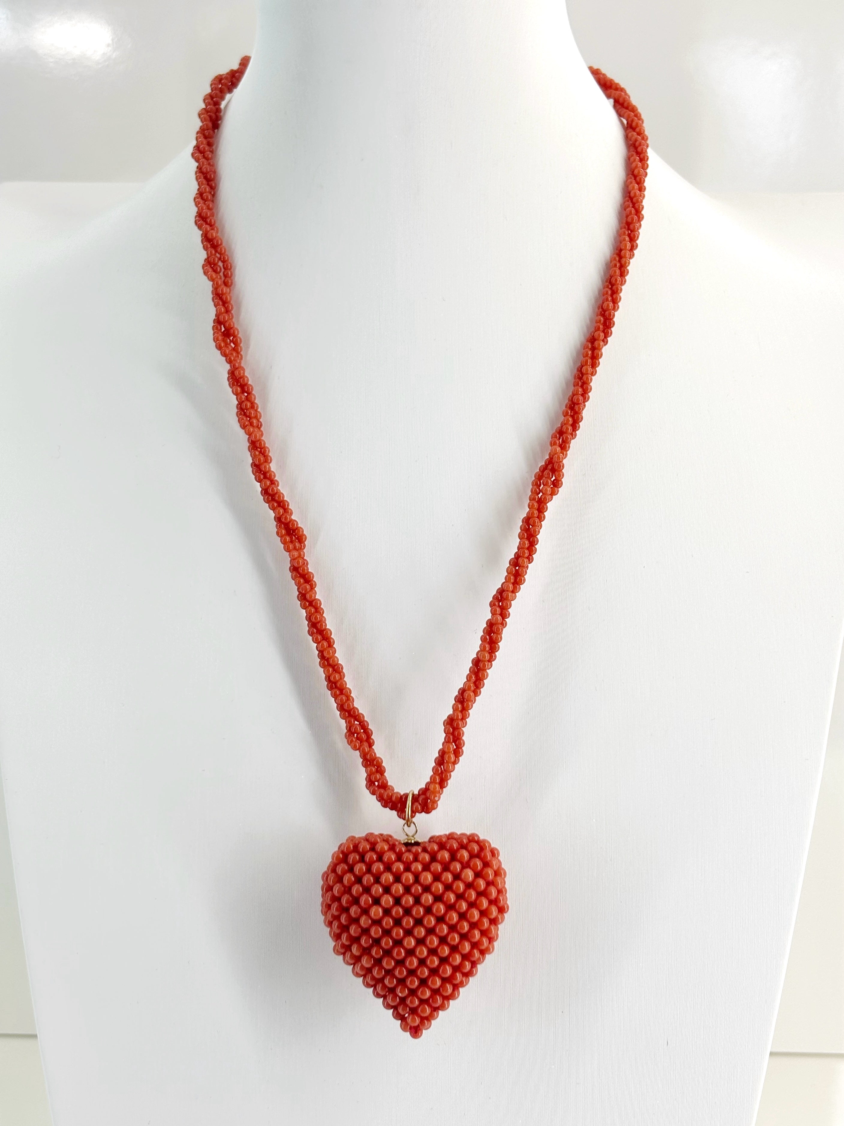 Collana Cuore di Corallo