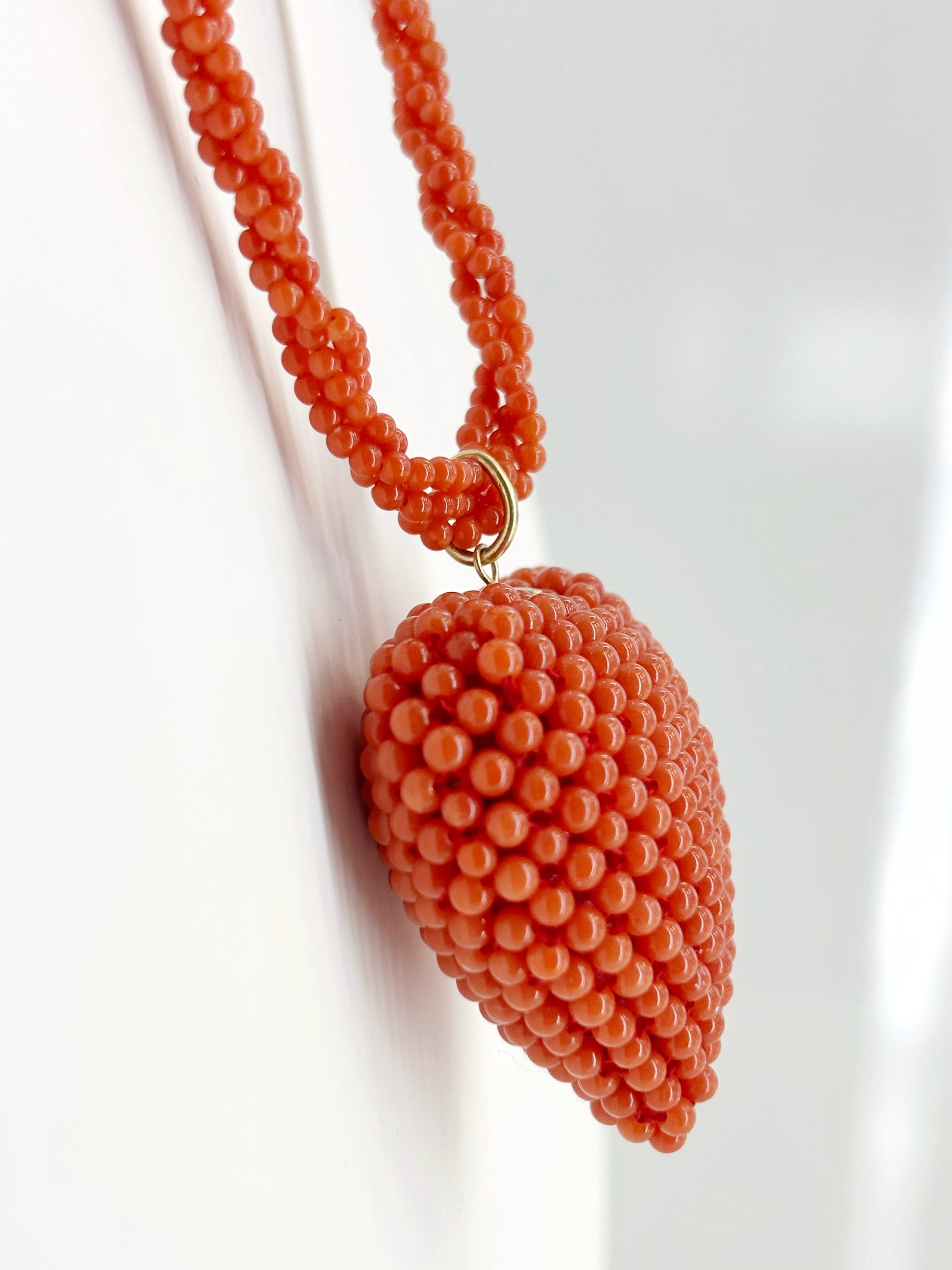 Collana Cuore di Corallo