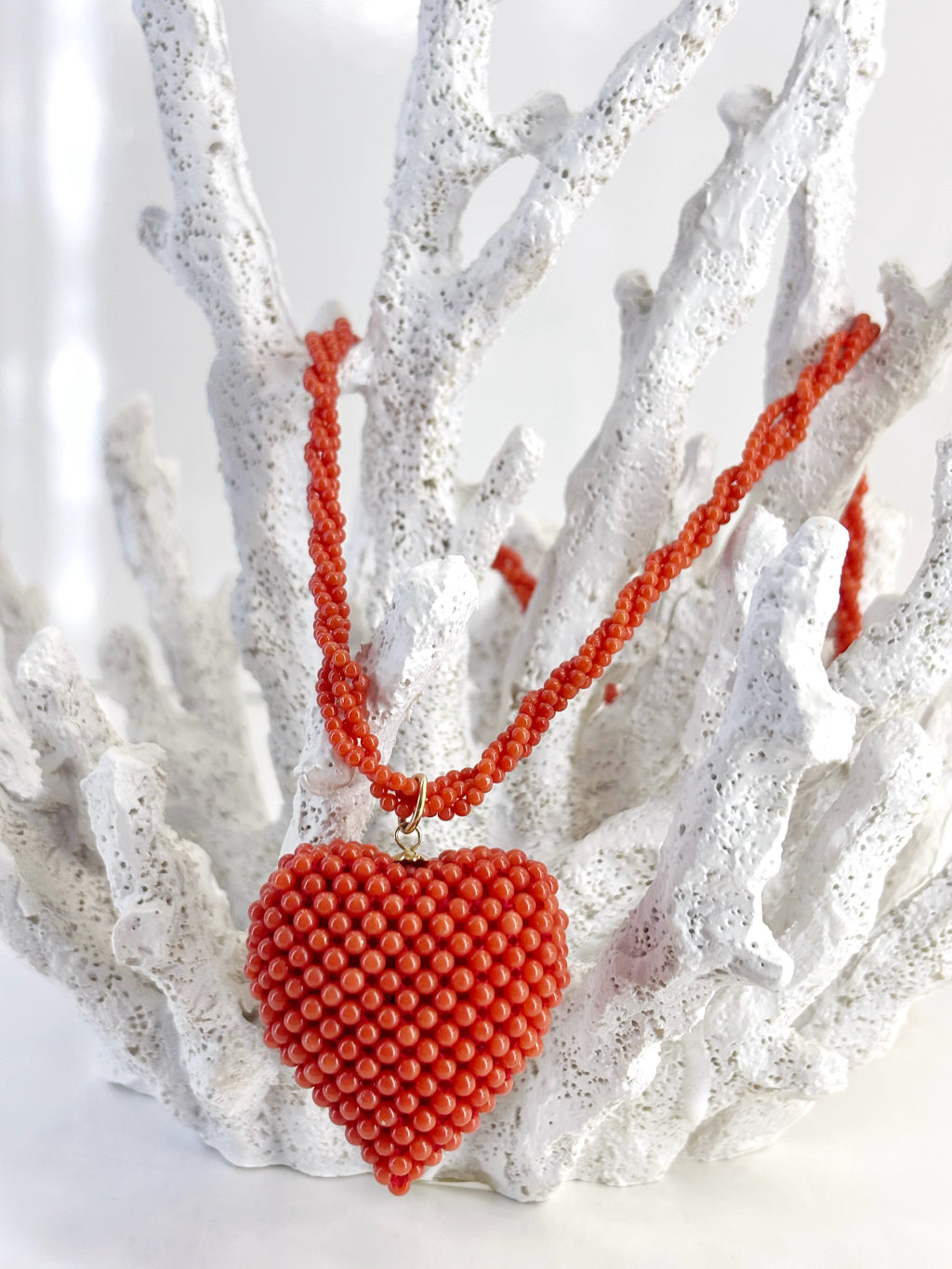 Collana Cuore di Corallo