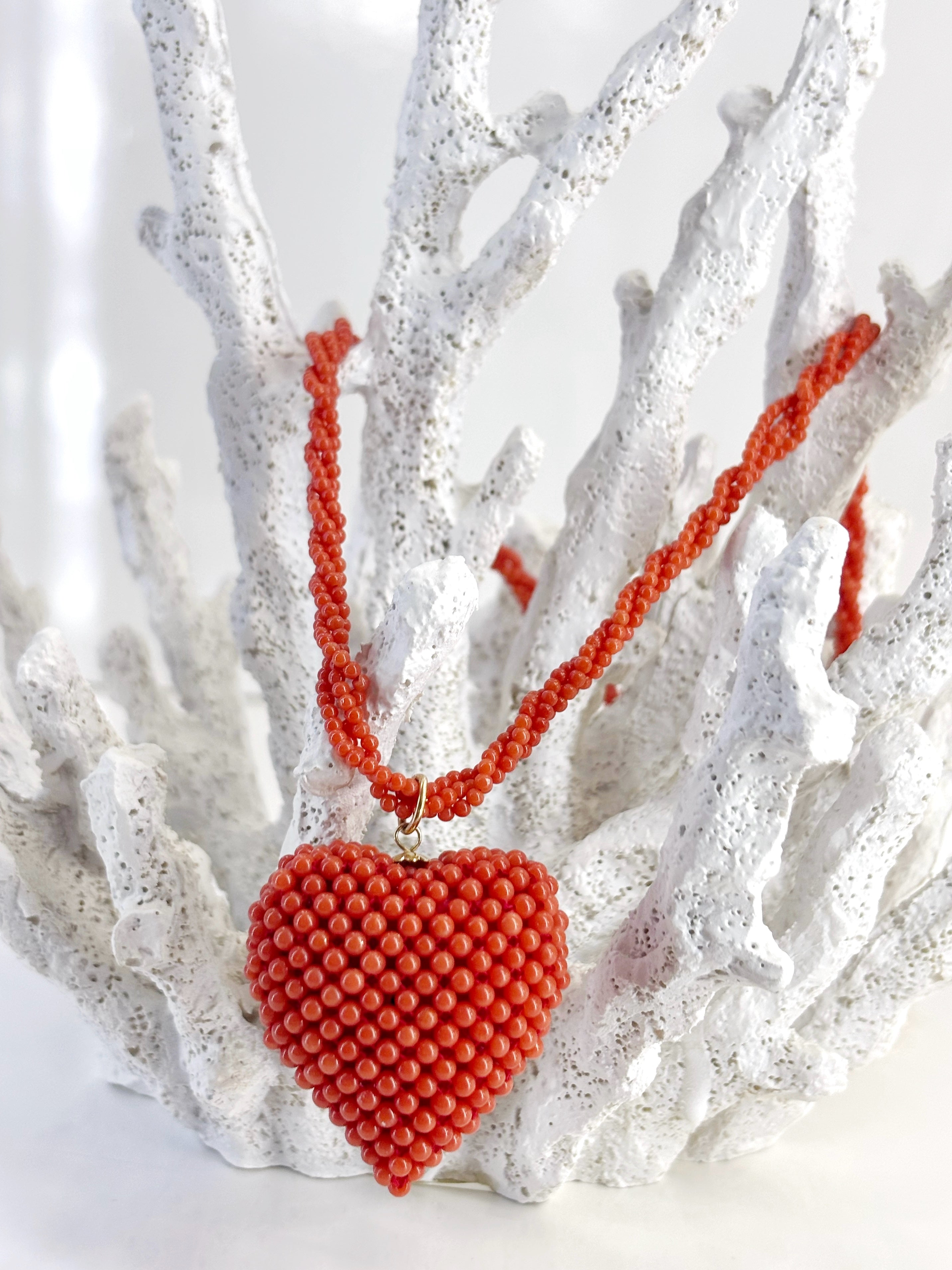 Collana Cuore di Corallo