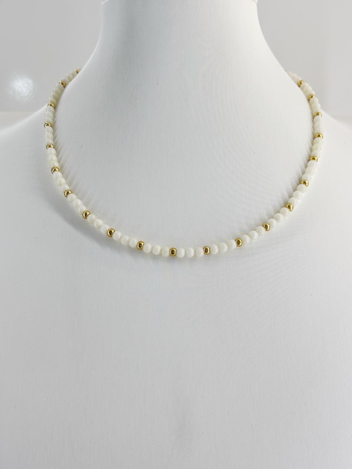 Girocollo Legame Bianco