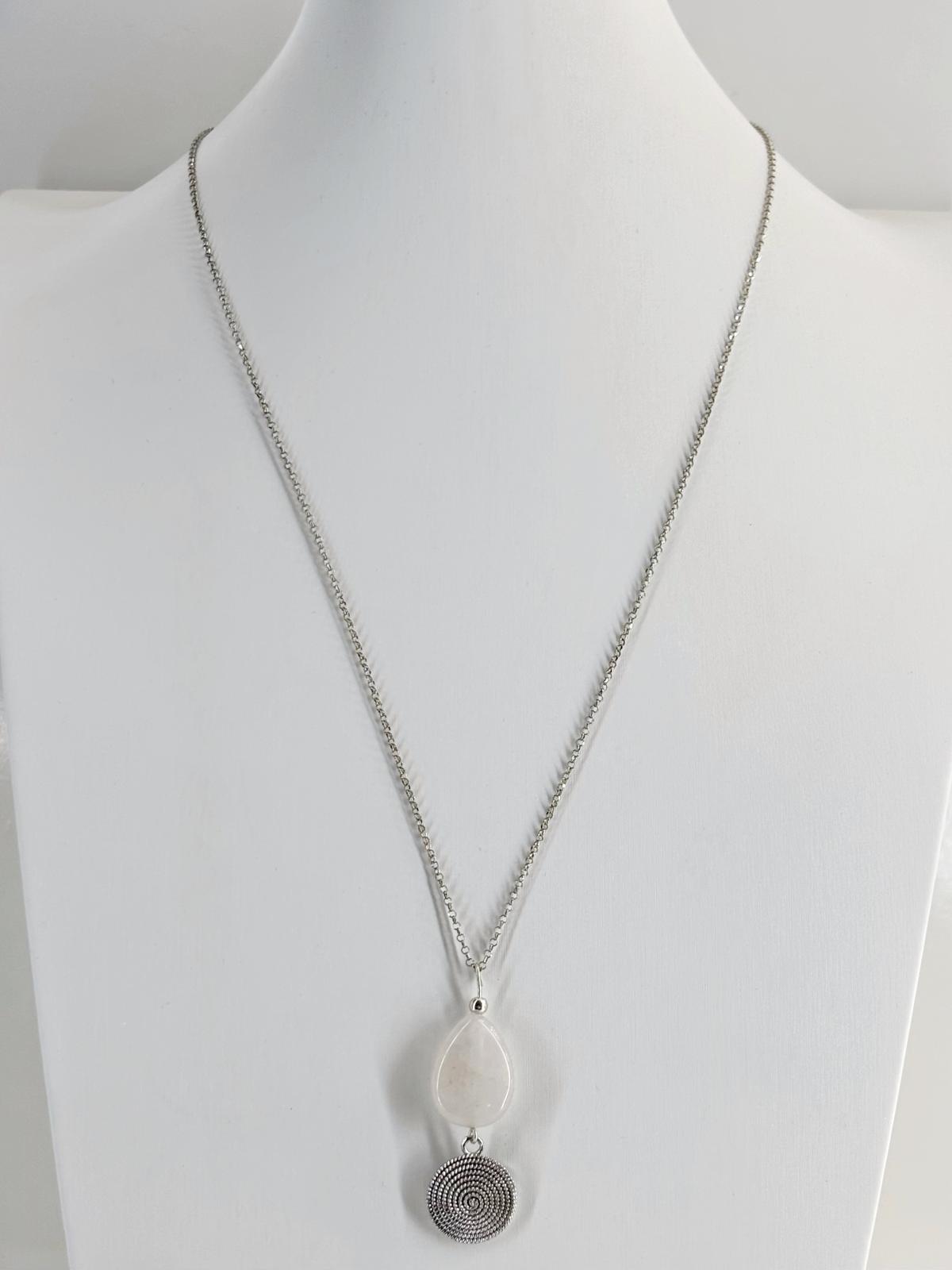 Collana Goccia di Quarzo