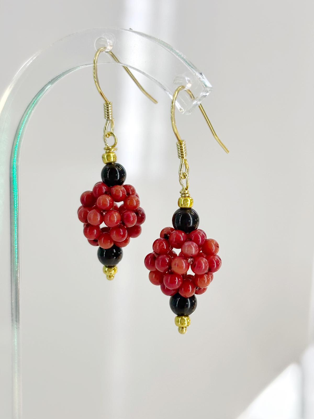 Orecchini Bamboo Noir