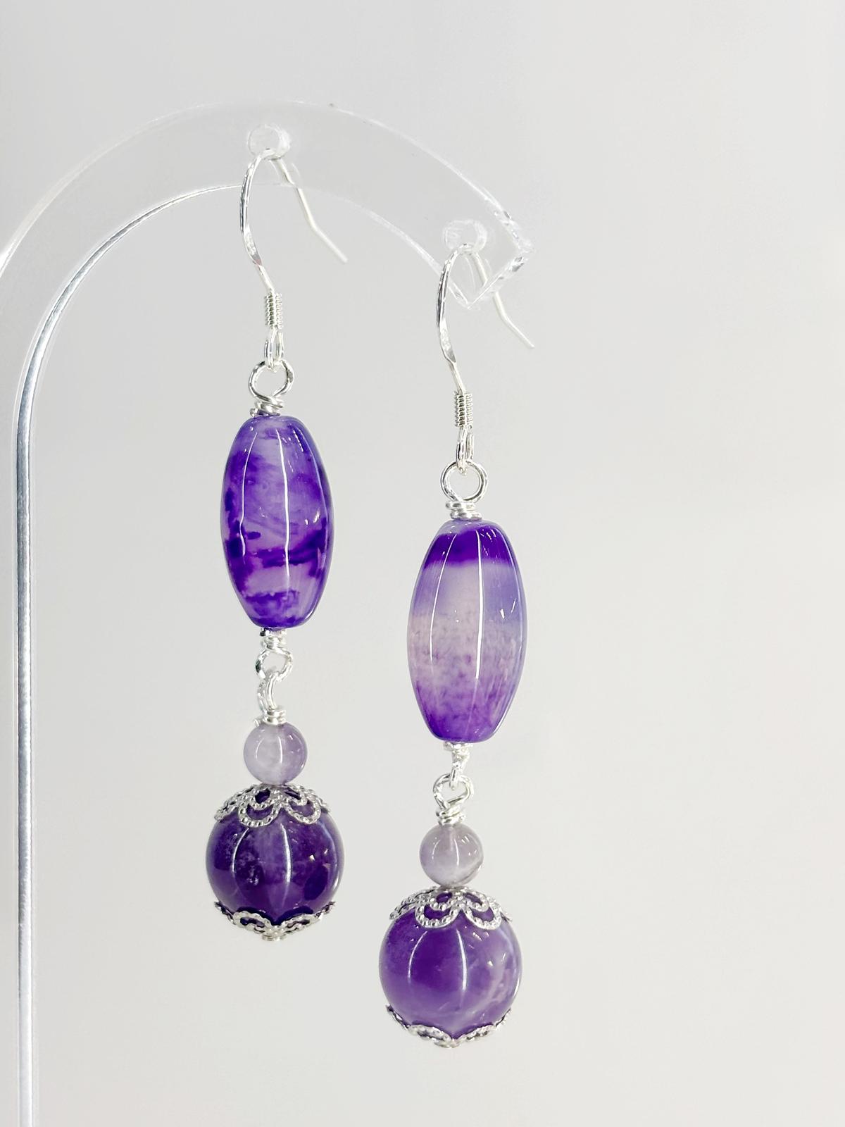 Orecchini Viola Sublime
