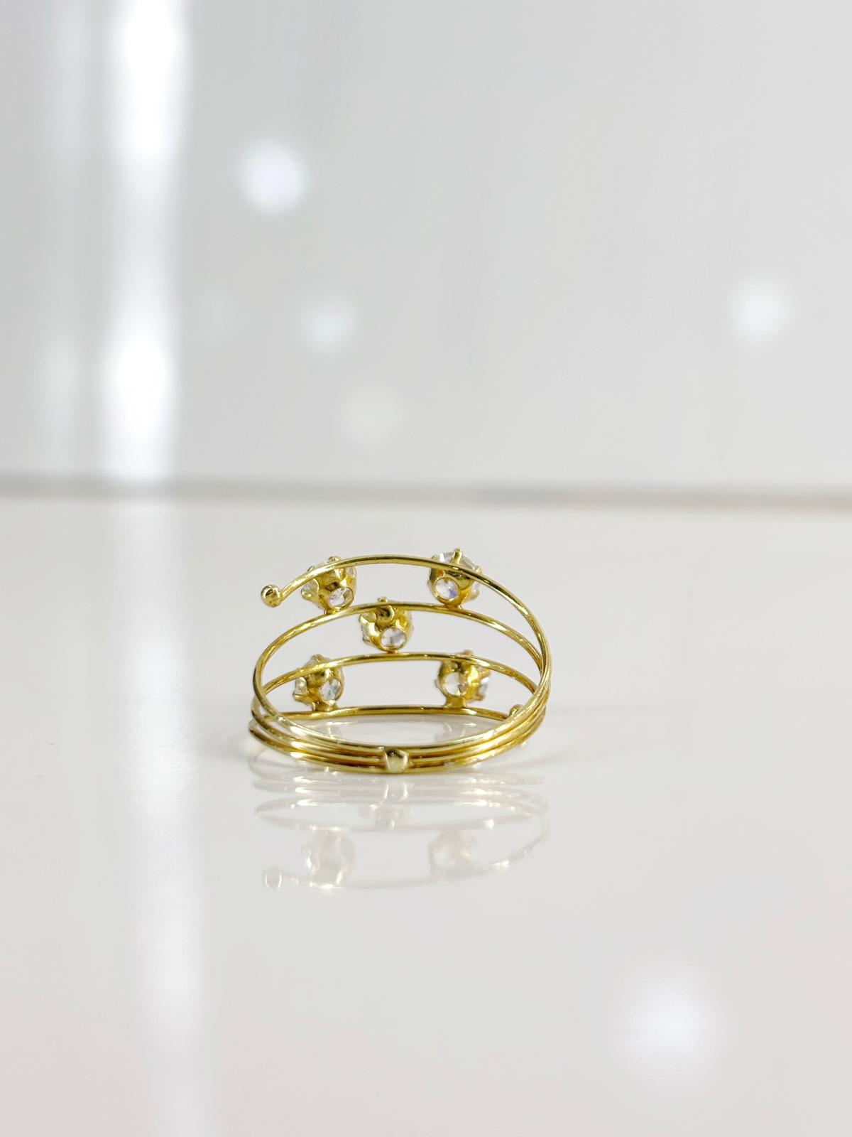 Anello Luce Intrecciata