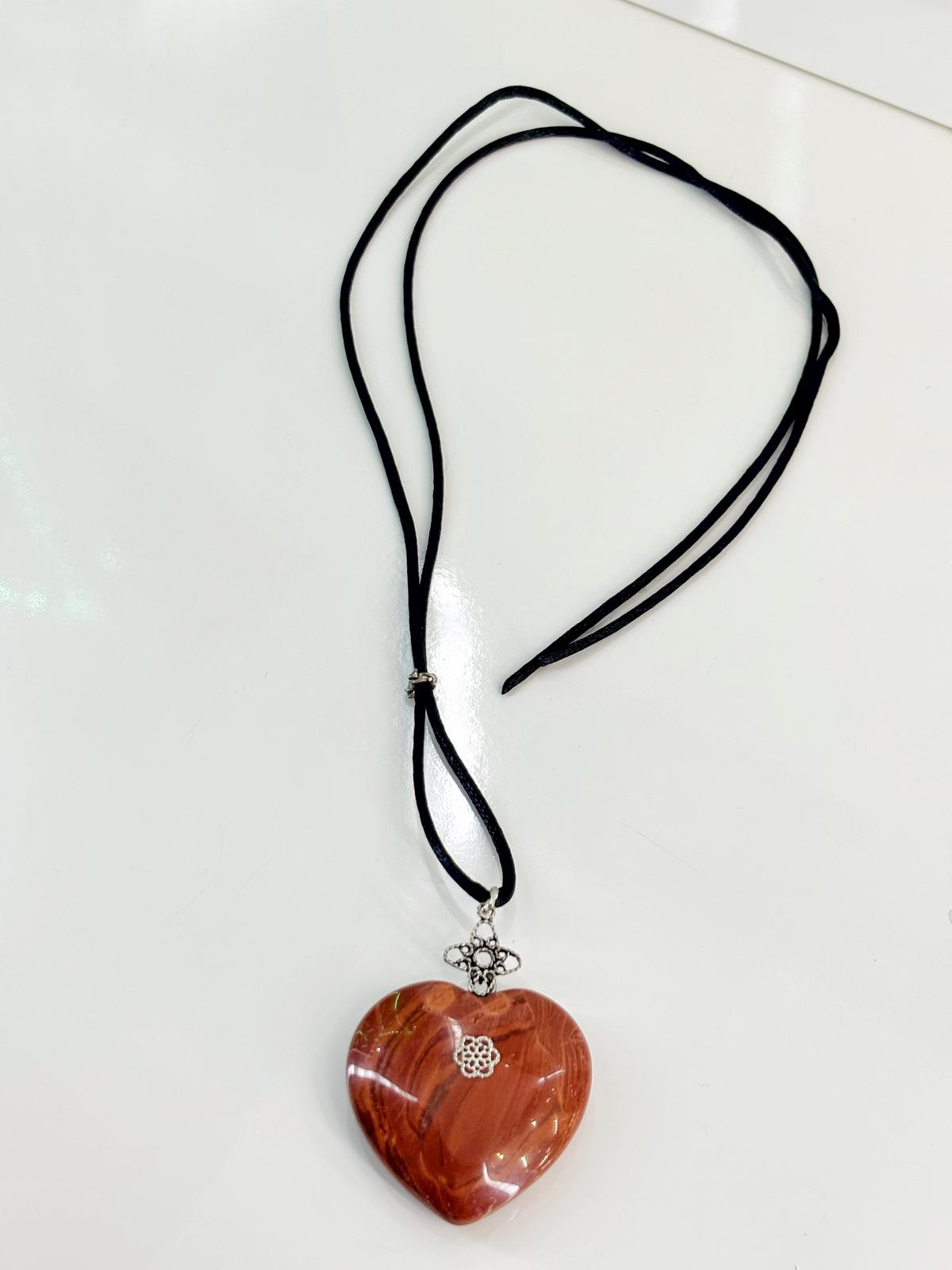 Collana Cuore di Diaspro