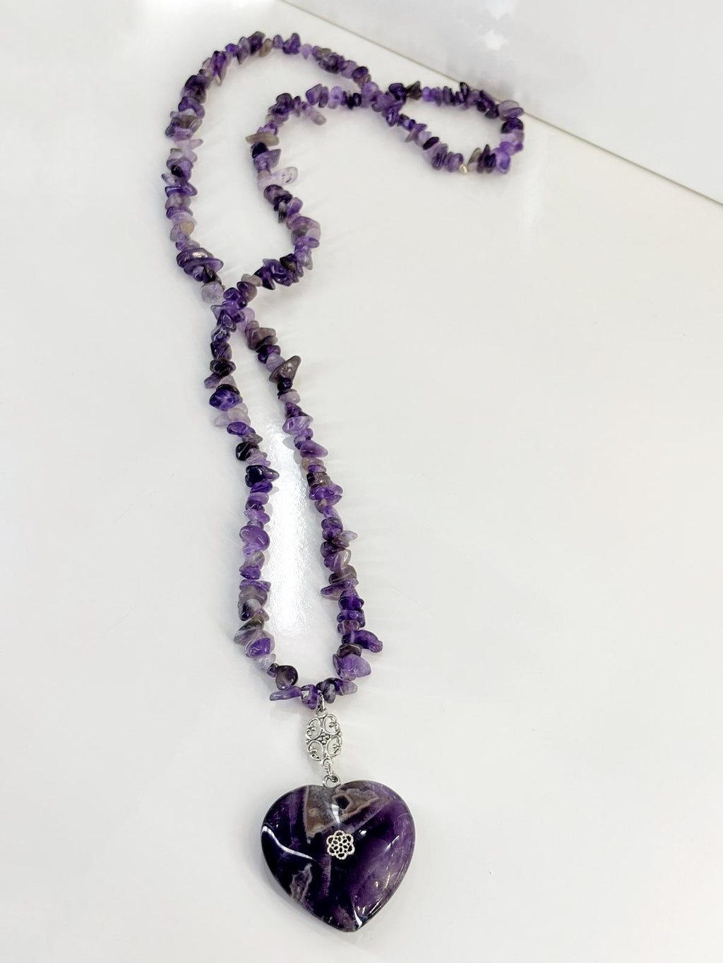 Collana Cuore di Ametista