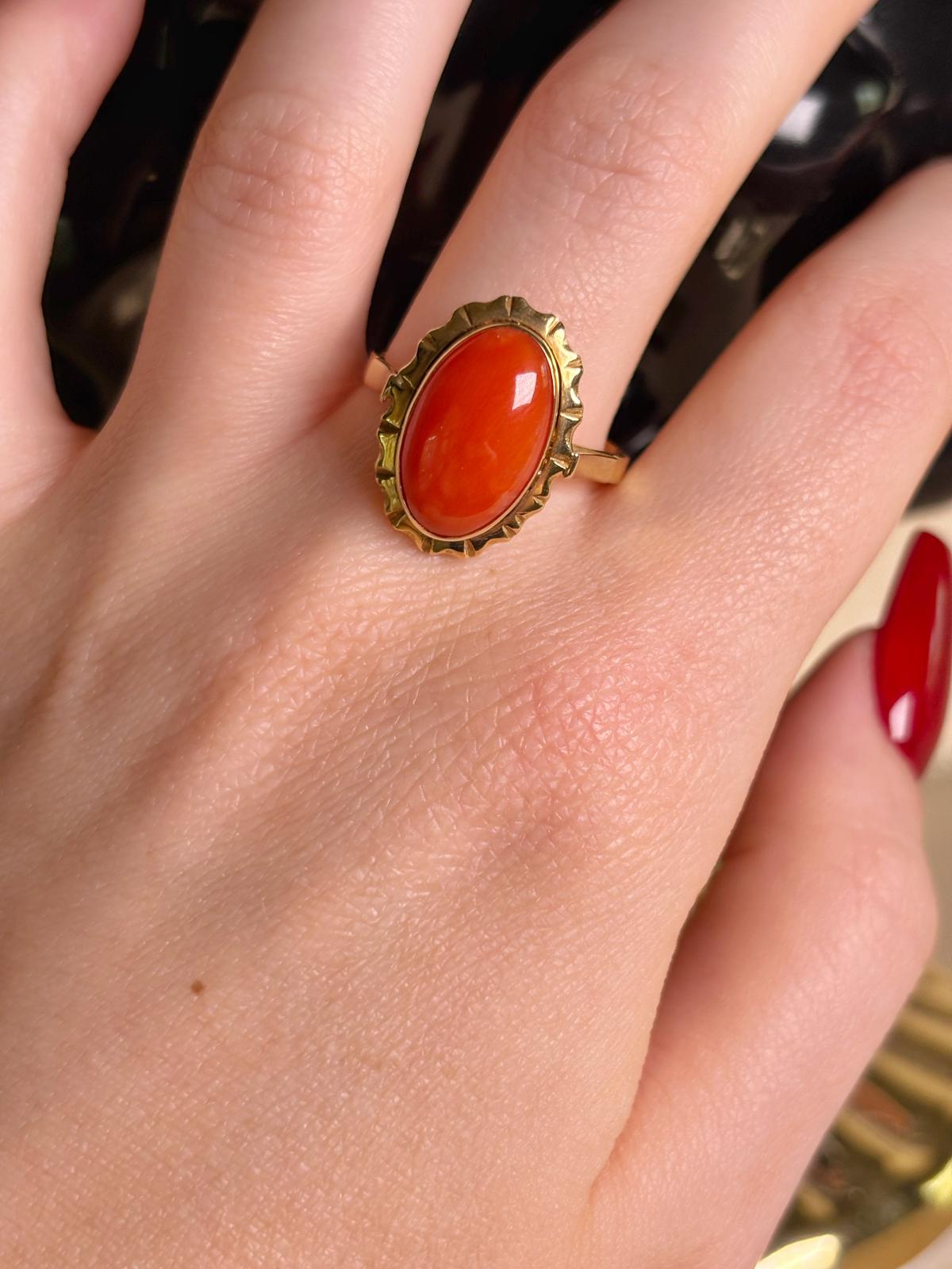 Anello Incanto di Corallo