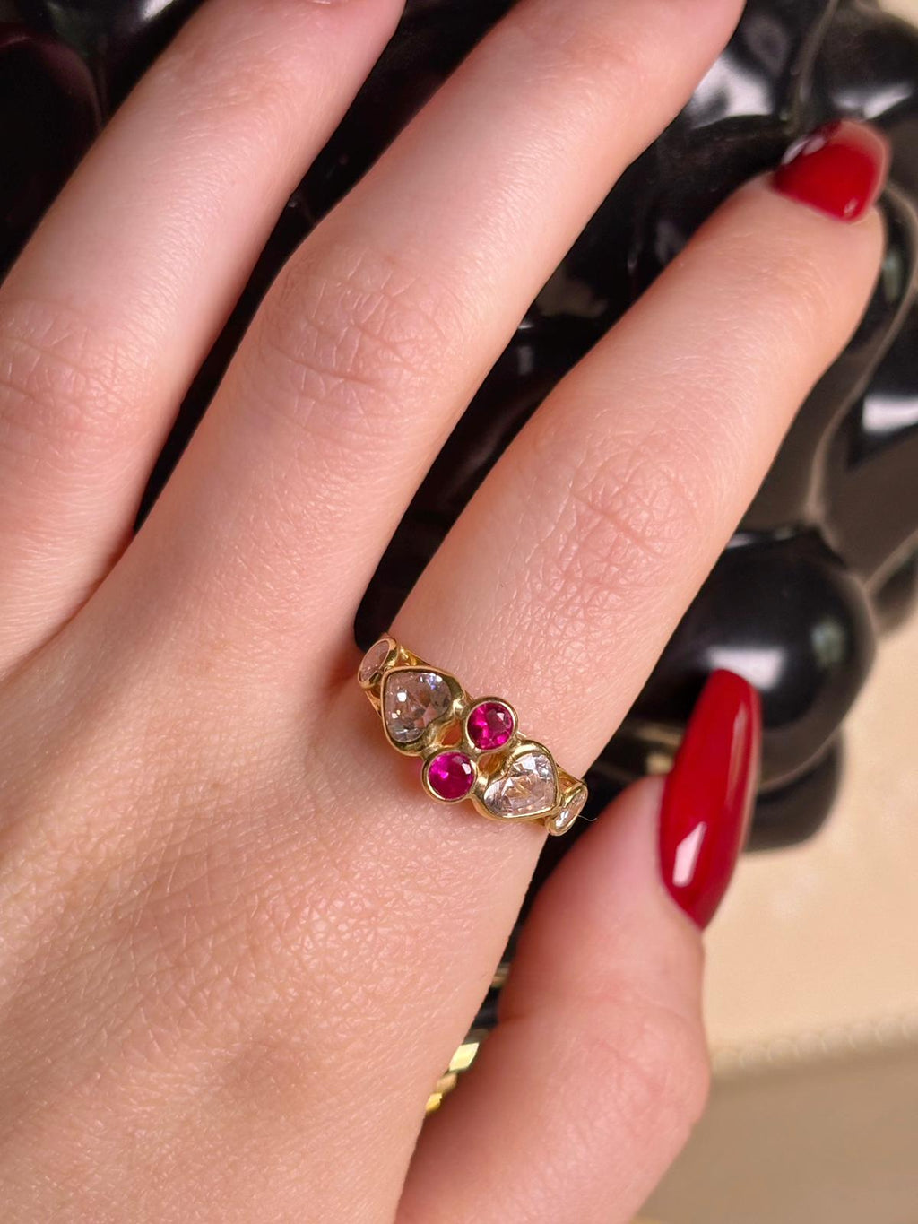 Anello Cuori Uniti