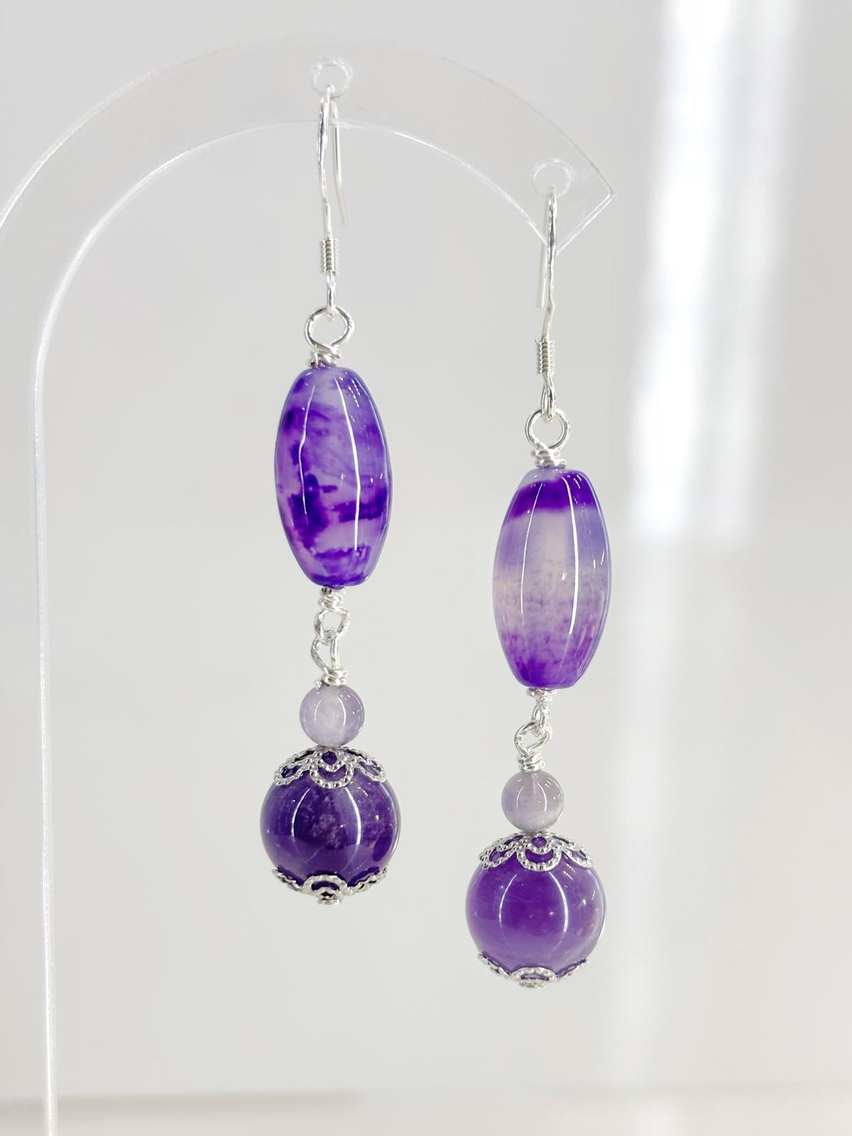 Orecchini Viola Sublime