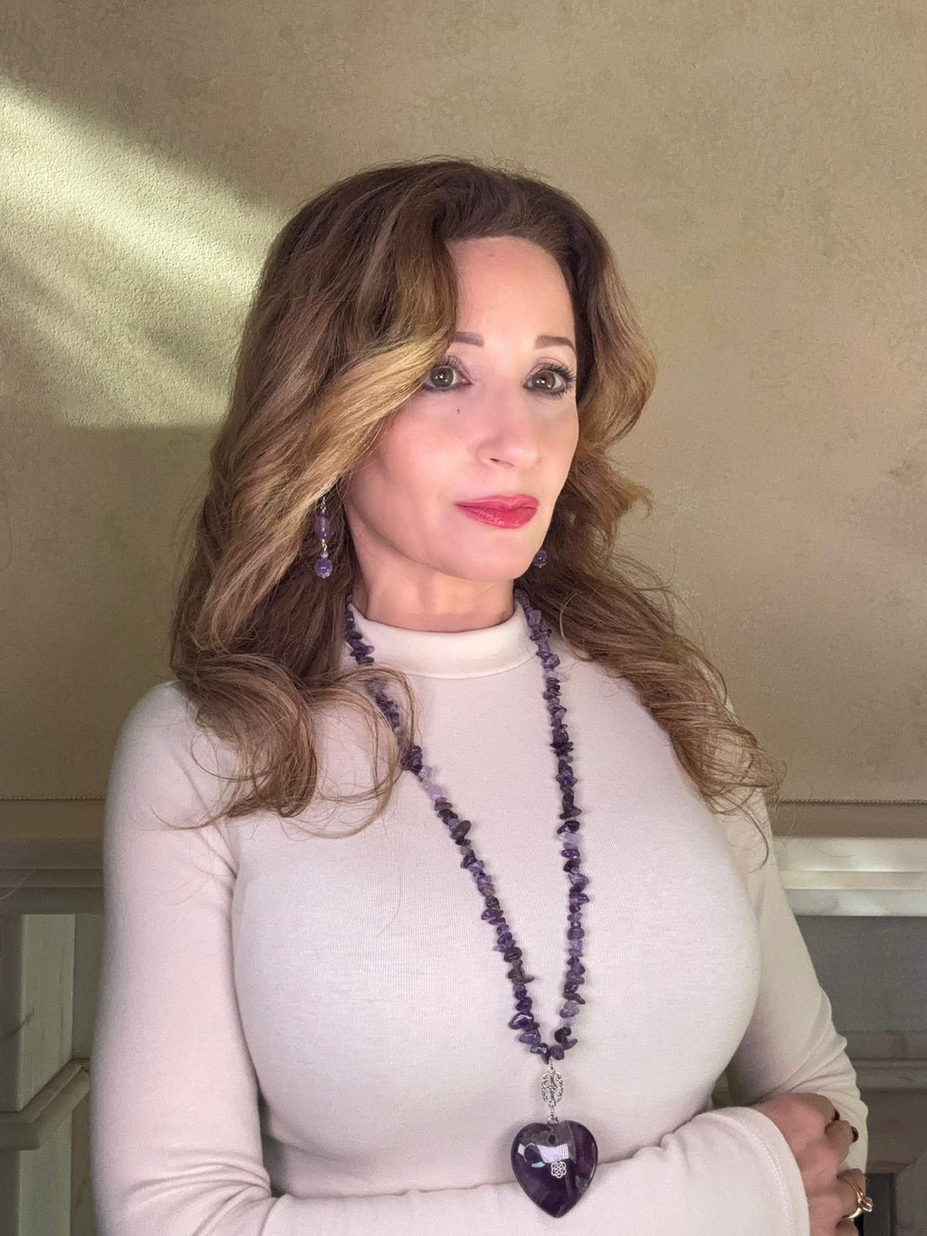 Collana Cuore di Ametista