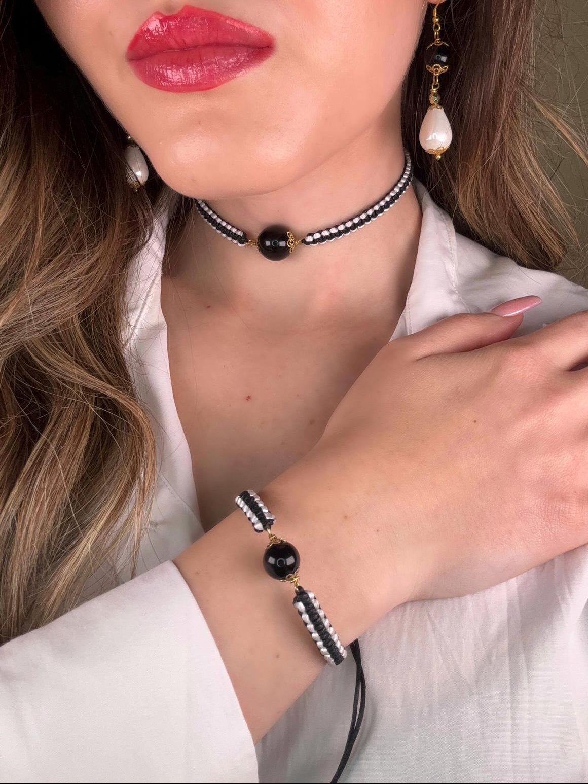 Choker Luce Nera